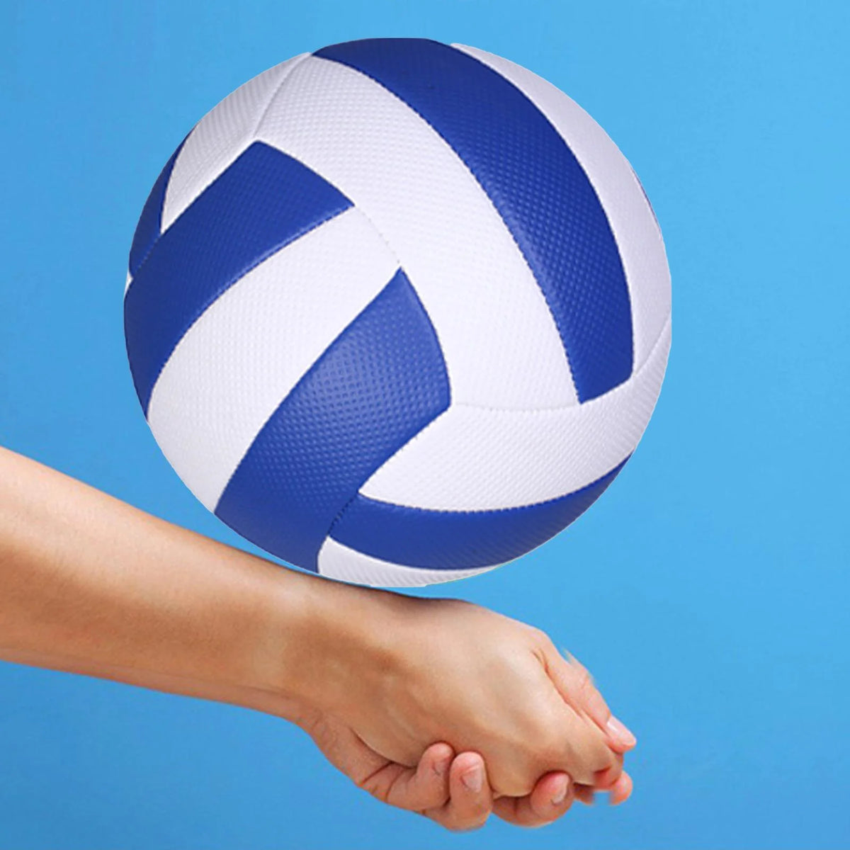Granular Blue White Volleyball Ball C503590