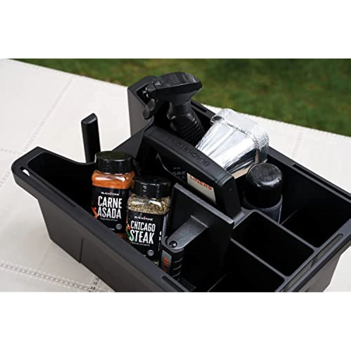 Black Plastic Accessory Organizer I1328