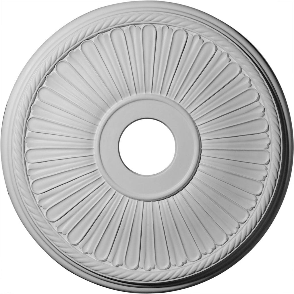 Hand-Painted Smokey Topaz Ceiling Medallion Q129438