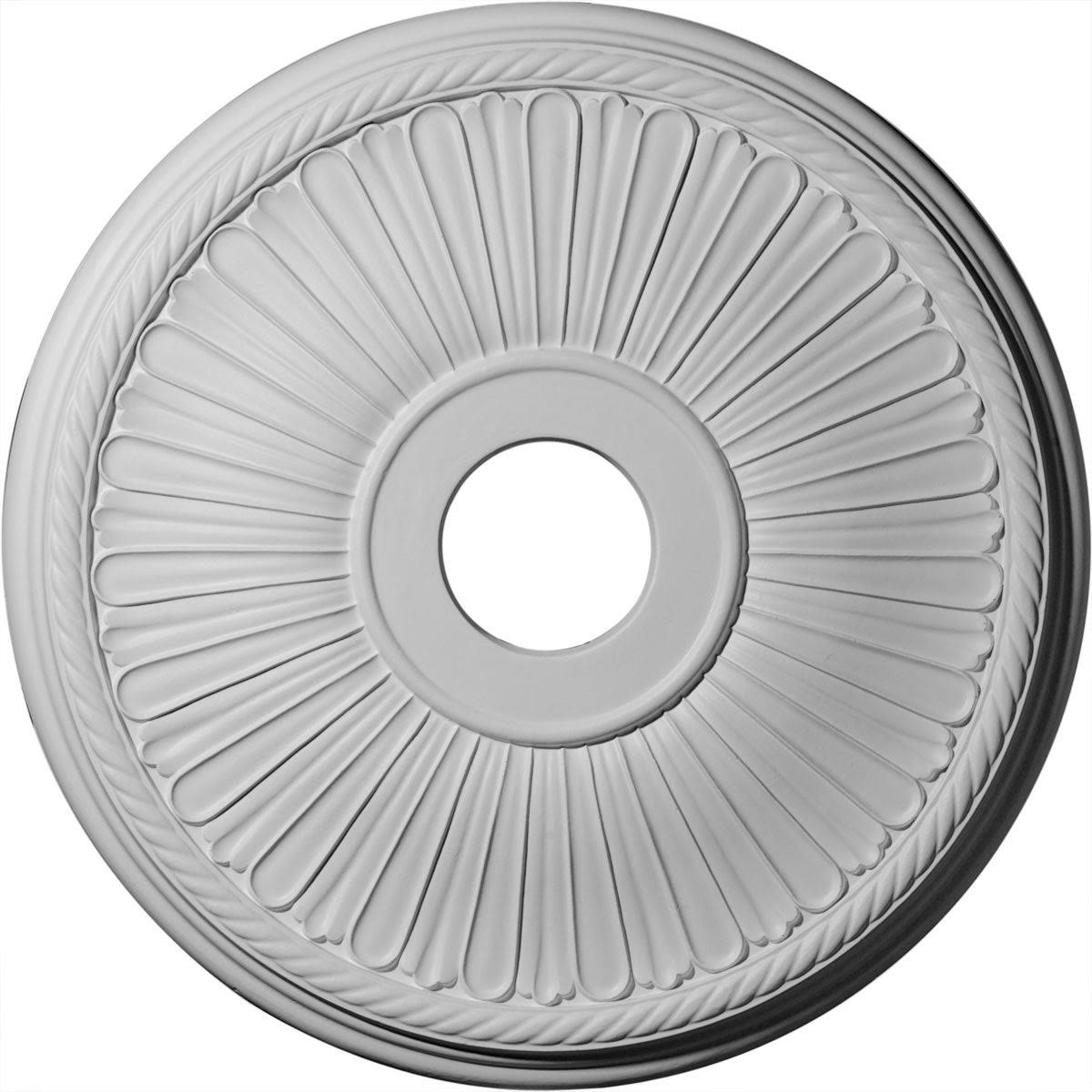 Hand-Painted Smokey Topaz Ceiling Medallion Q129438