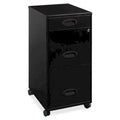 3-Drawer File Cabinet Black U35040