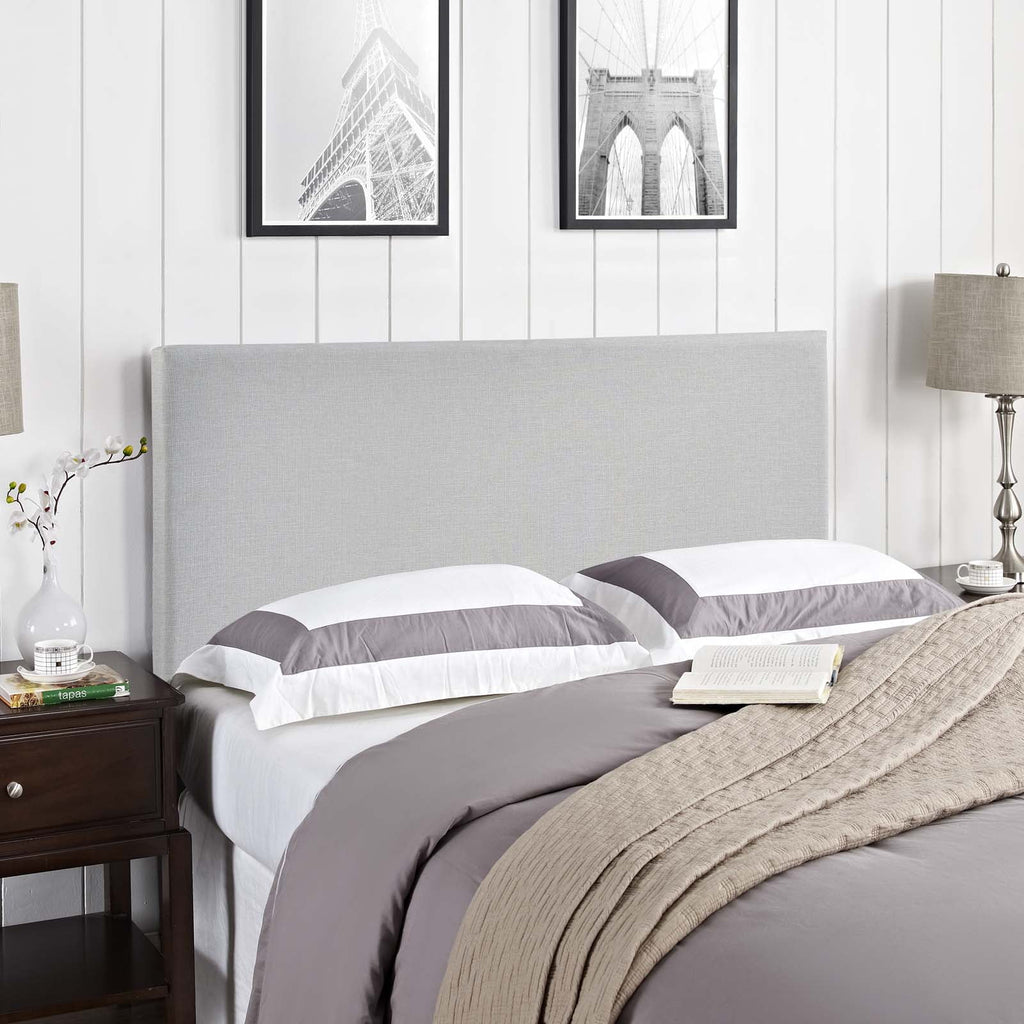 King Upholstered Fabric Headboard S11434