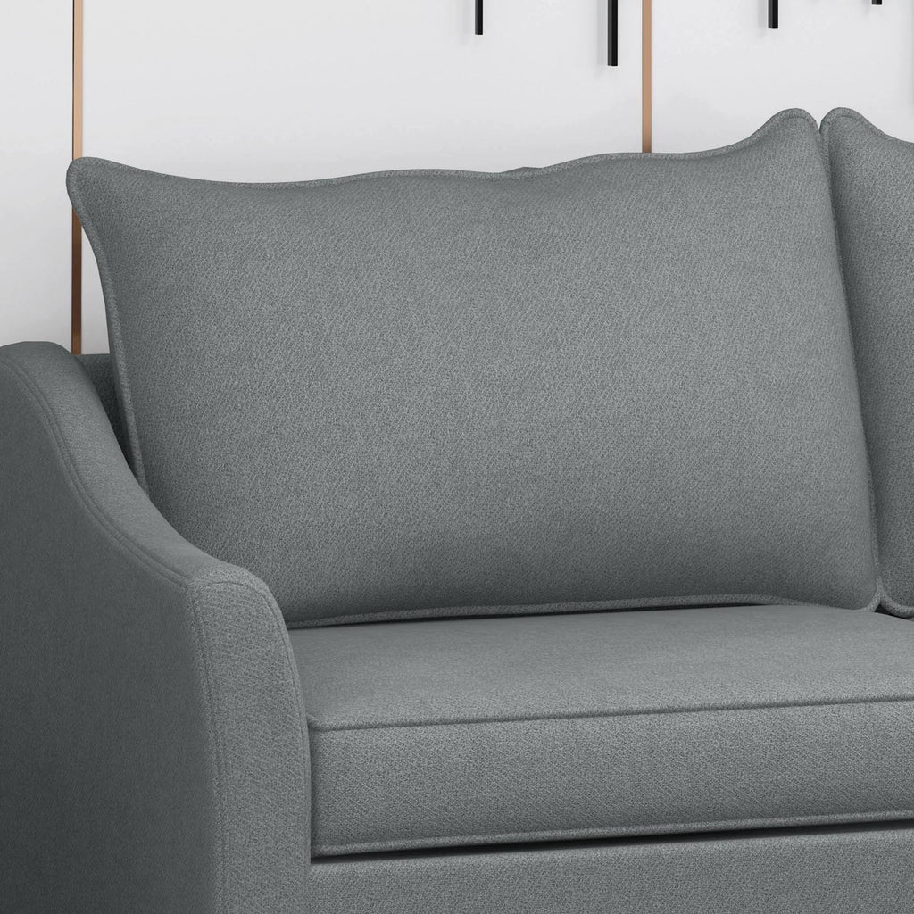 Charcoal Fabric 3 Seater Sofa I648