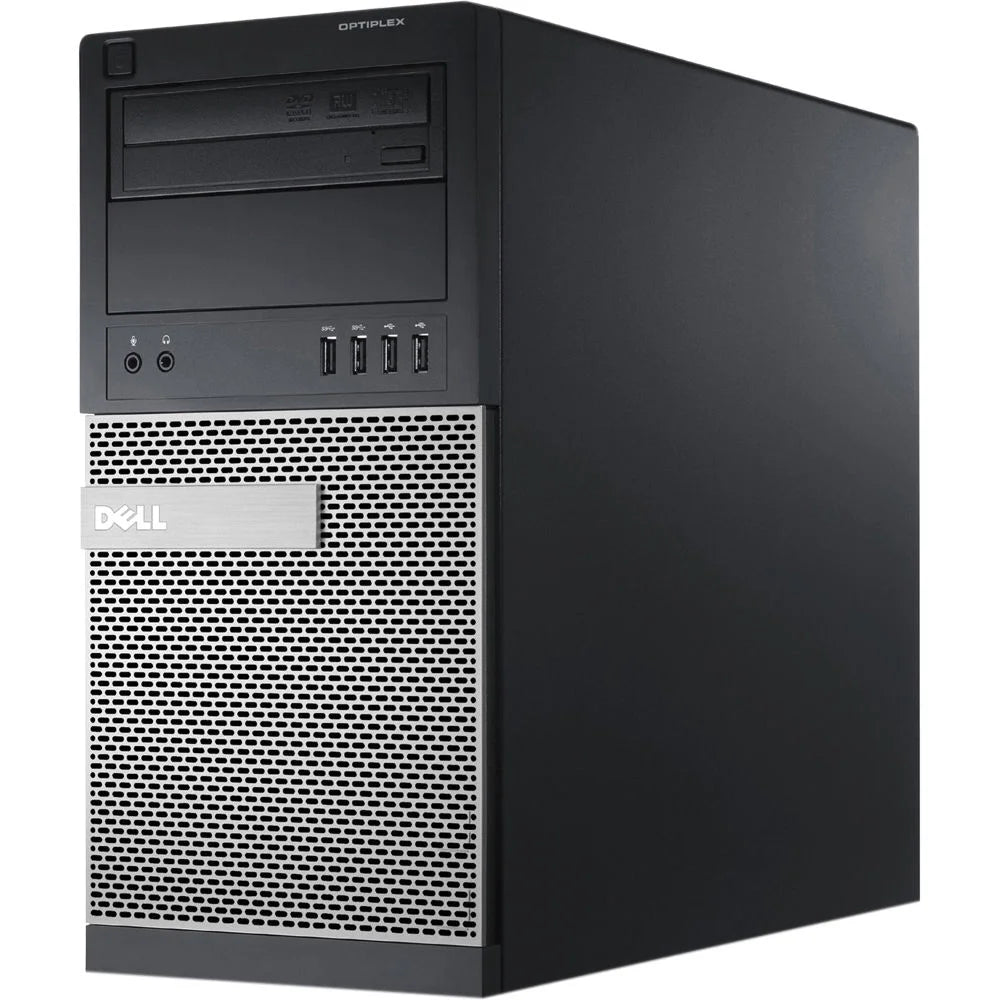 Restored Dell Desktop PC Intel Core i5 16GB Ram 128GB SSD 2TB HDD 20" Monitor NVIDIA GT 1030 WiFi Windows 10 N375114