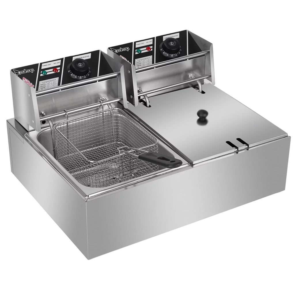 5000W 12L Stainless Steel Electric Fryer R9282