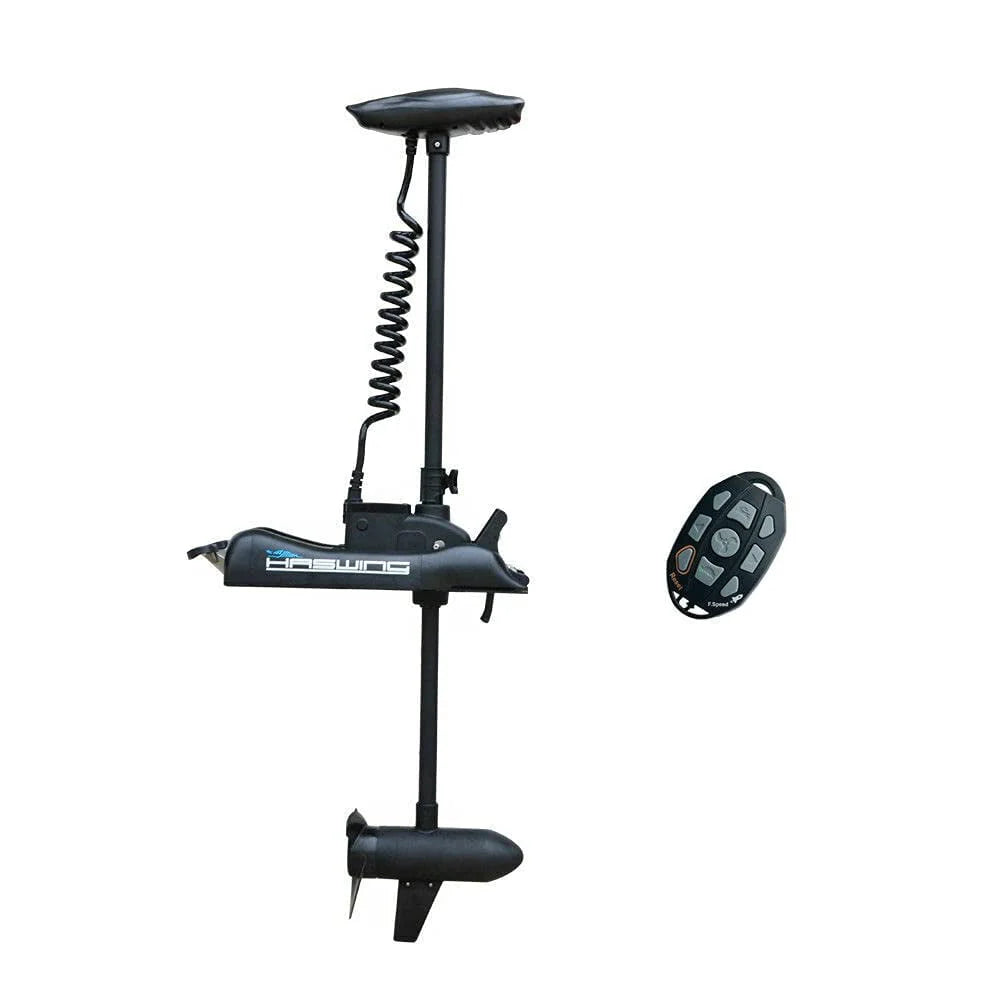 12V 55LB 48 Inch Shaft Electric Trolling Motor with Remote Control L496566