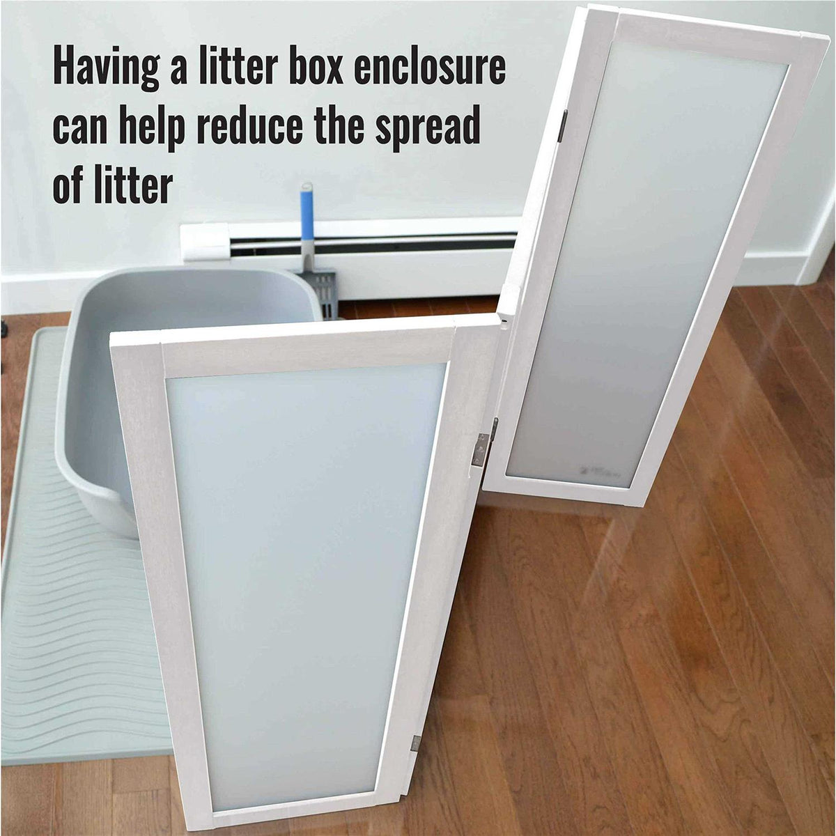 Cat Litter Box Privacy Screen E852147