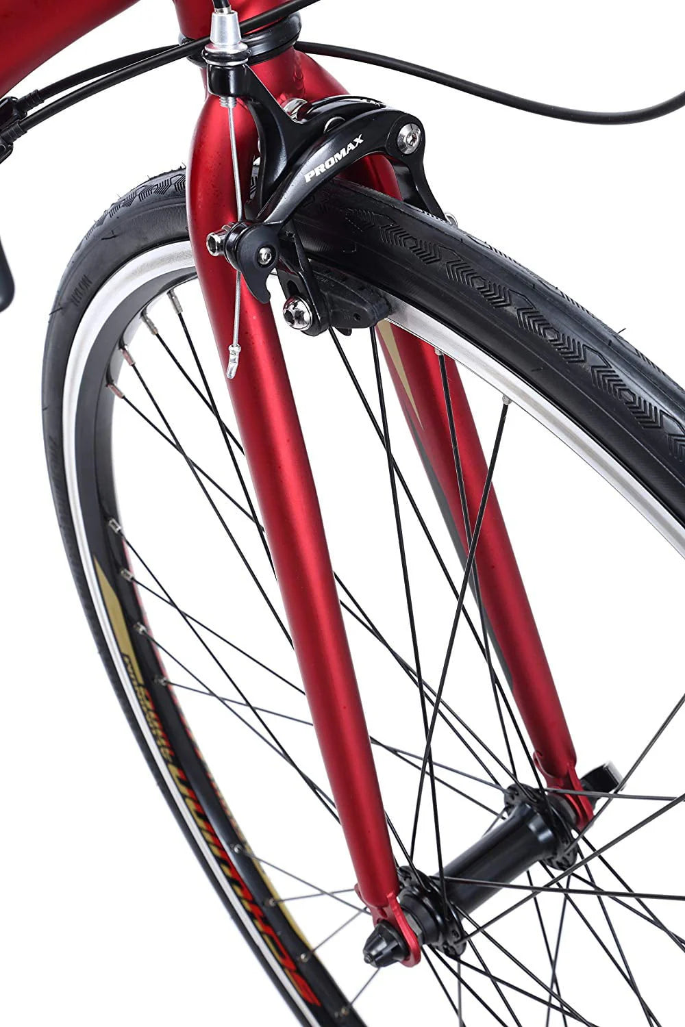 Matte Red Drop Bar Road Bicycle S687