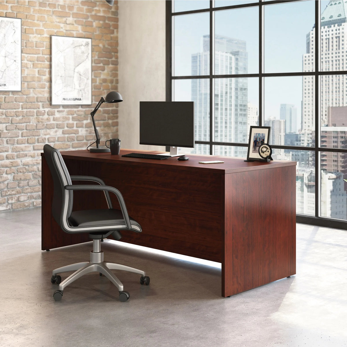 72" x 30" Engineered Wood Desk Shell F22166