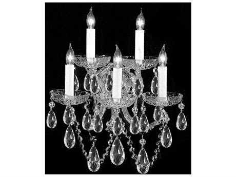 Gold Crystal Sconce M689