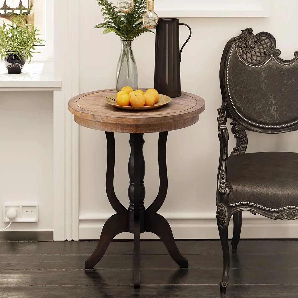 Black End Table Q586