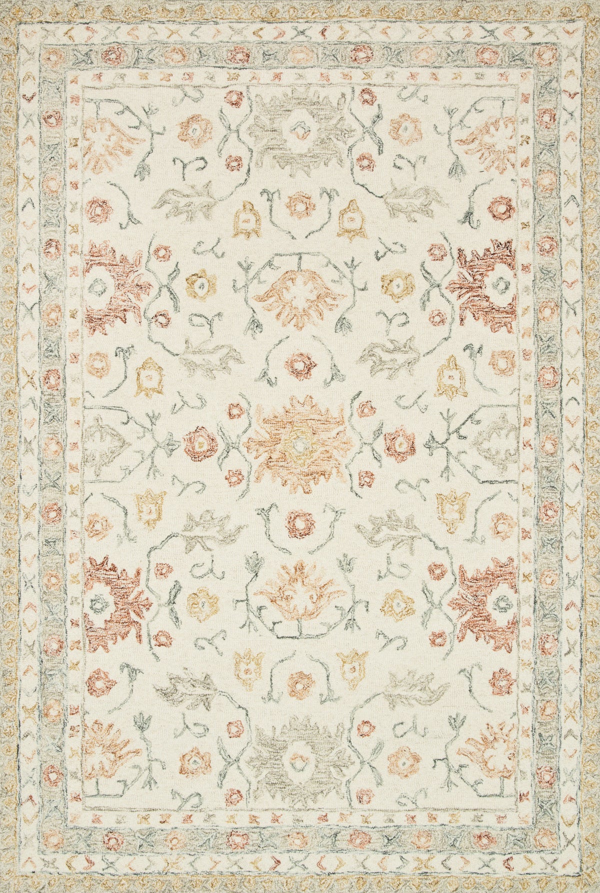 Ivory Rust 8'6 x 12' Rug G86203