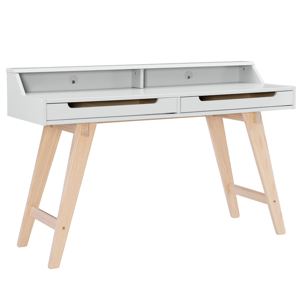 2-Drawer Desk, Natural and White Finish J597567