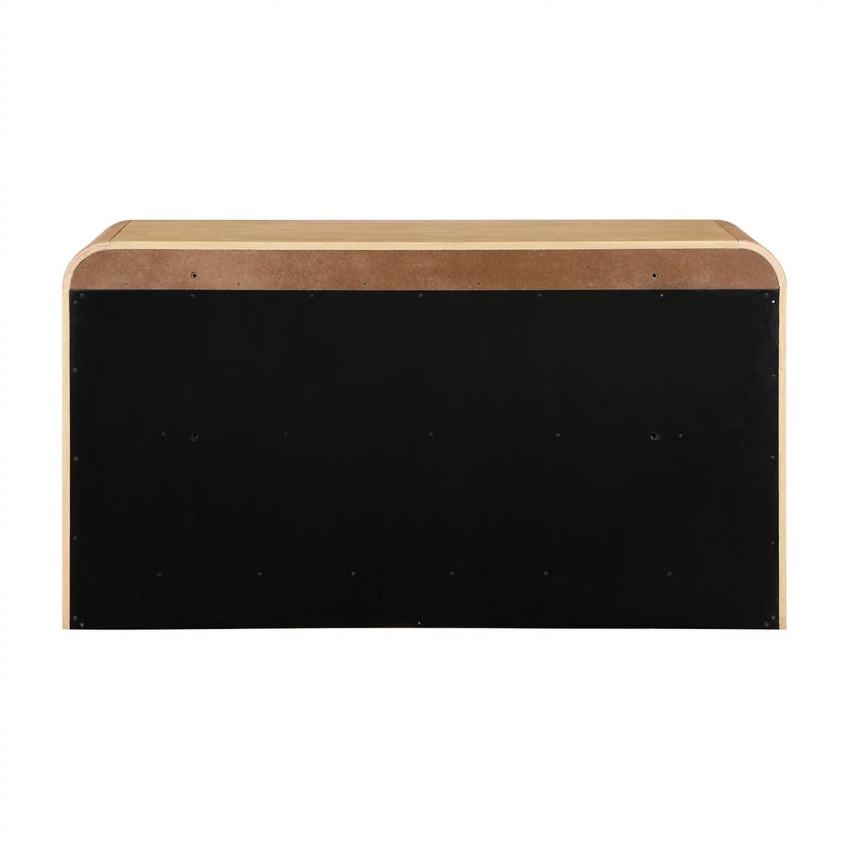 Brown 9-Drawer Rattan Wood Dresser C9249