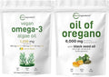 Oil of Oregano Softgels & Vegan Omega 3 Algae Oil Supplement 2 Pack R73232
