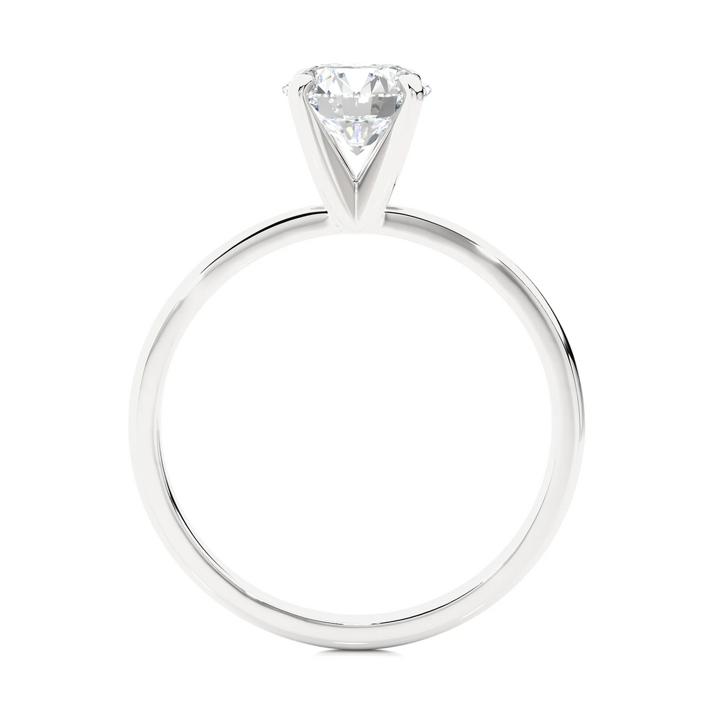 14k White Gold Solitaire Engagement Ring J80700