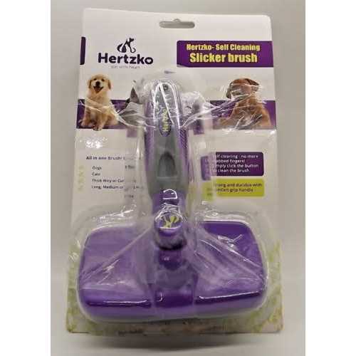 Self-Cleaning Dog & Cat Slicker Brush Y9819