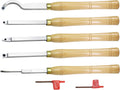 Set of 5 Carbide Tipped Woodturning Lathe Tools 16 inch Q52800