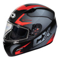 Red Snowmobile Helmet E29656