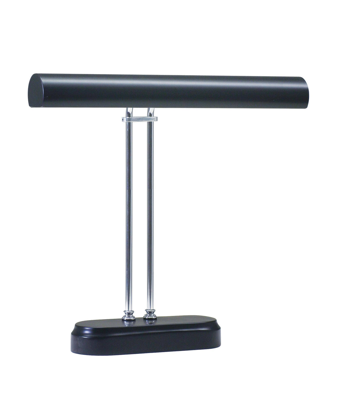 Chrome and Black Digital Piano Lamp C3678
