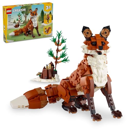 Red Fox Forest Animals Building Toy A726983