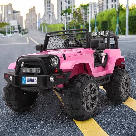 Pink Kids Ride on Car with Remote Control J3013