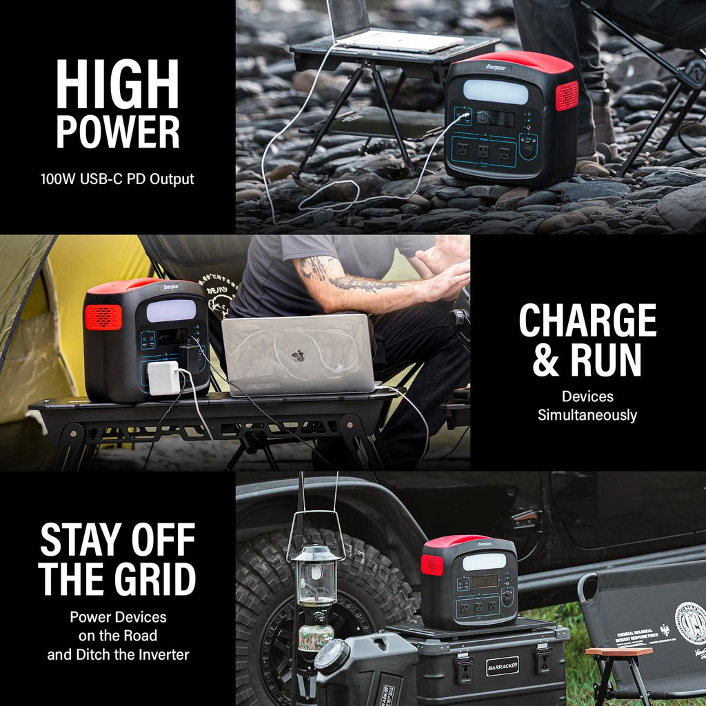 960Wh 300000 mAh Portable Power Station with LiFePO4 Battery R58857