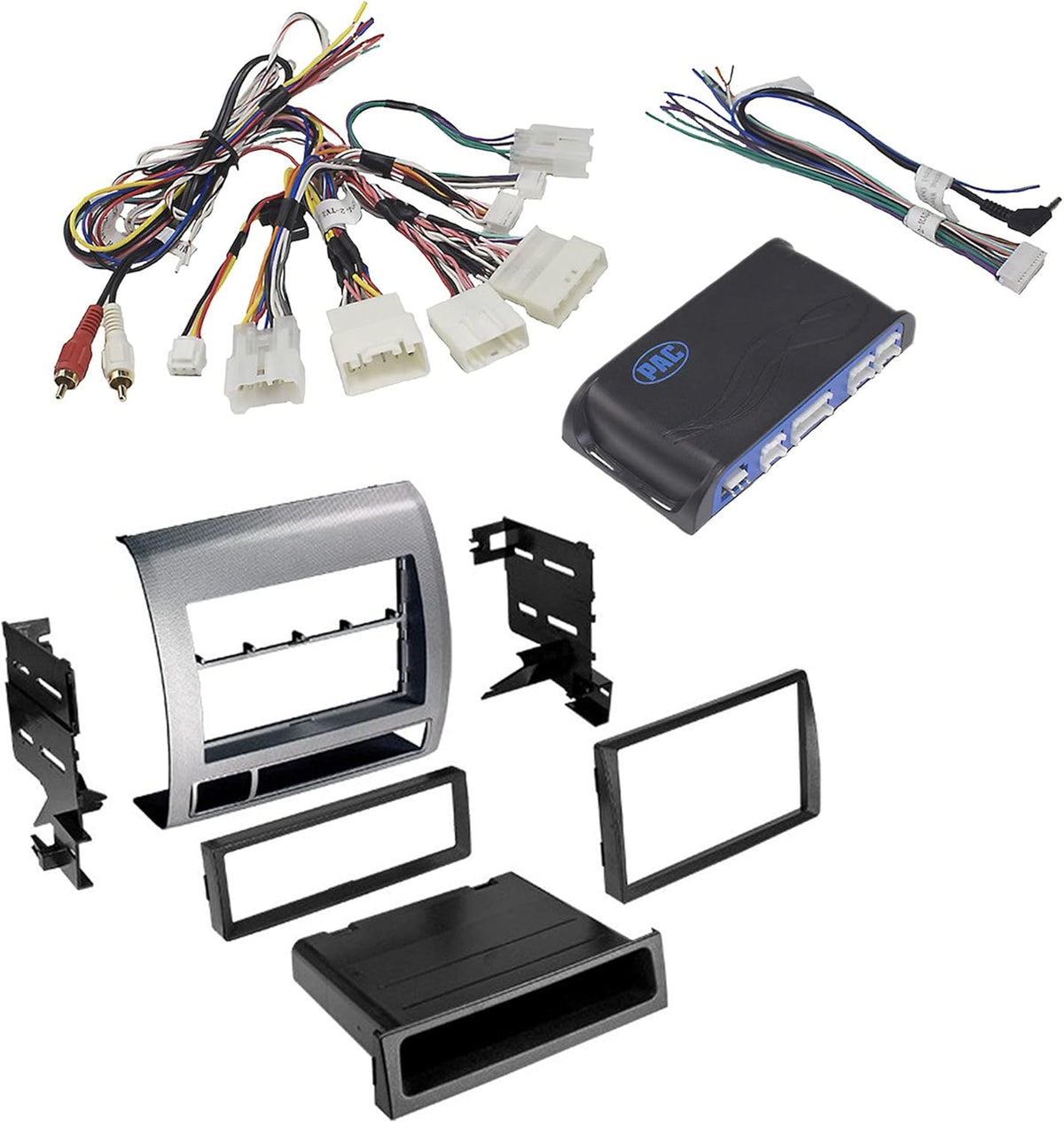 Silver Double or Single DIN Install Package H464