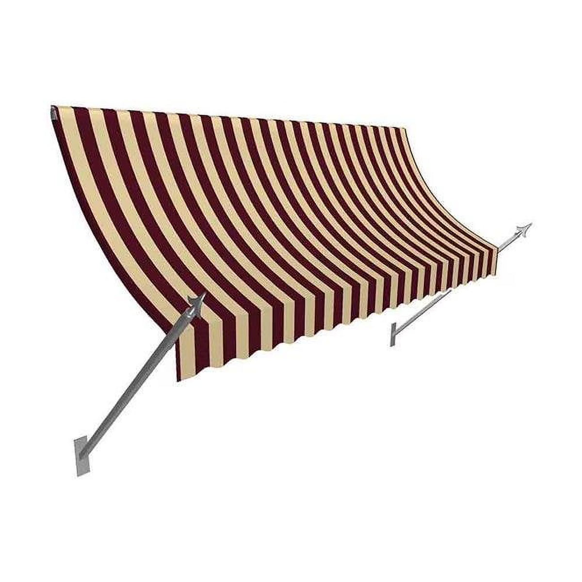Burgundy & Tan Awning D26787