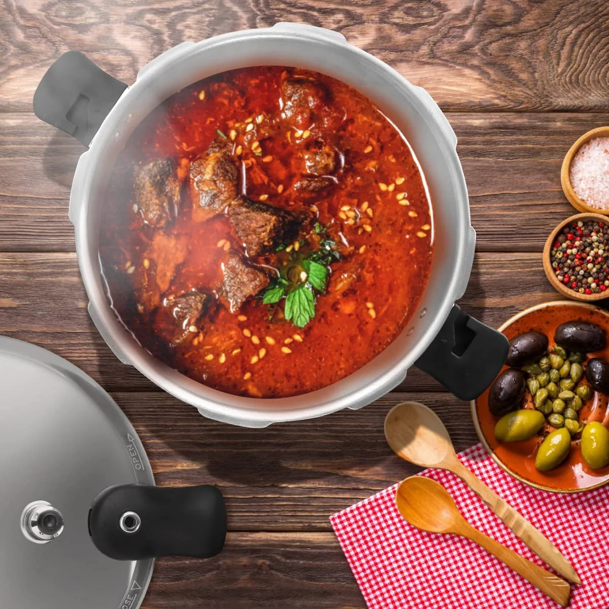 23 Quart Nonstick Aluminum Pressure Cooker and Canner H826