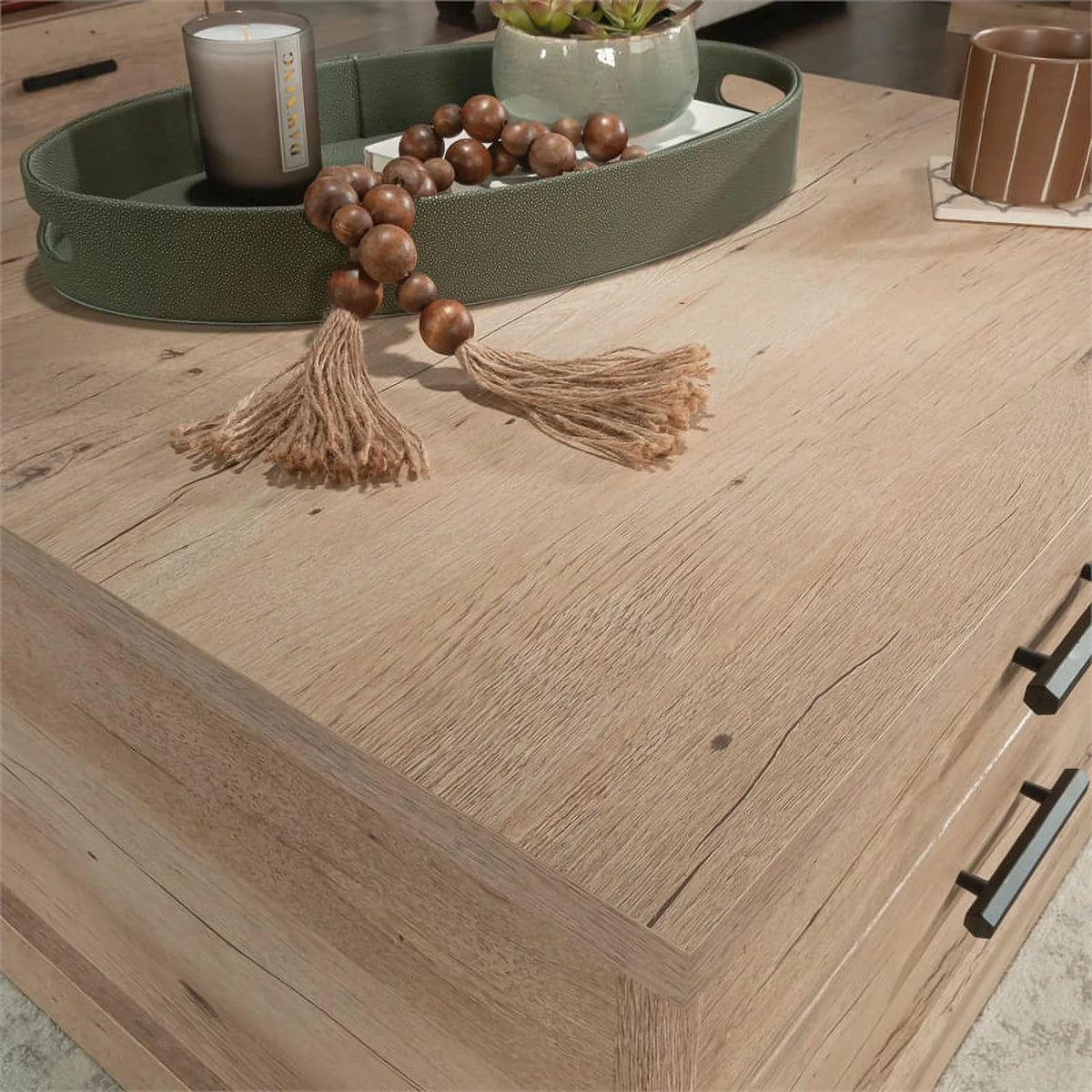 Engineered Wood Coffee Table in Prime Oak Finish R3833