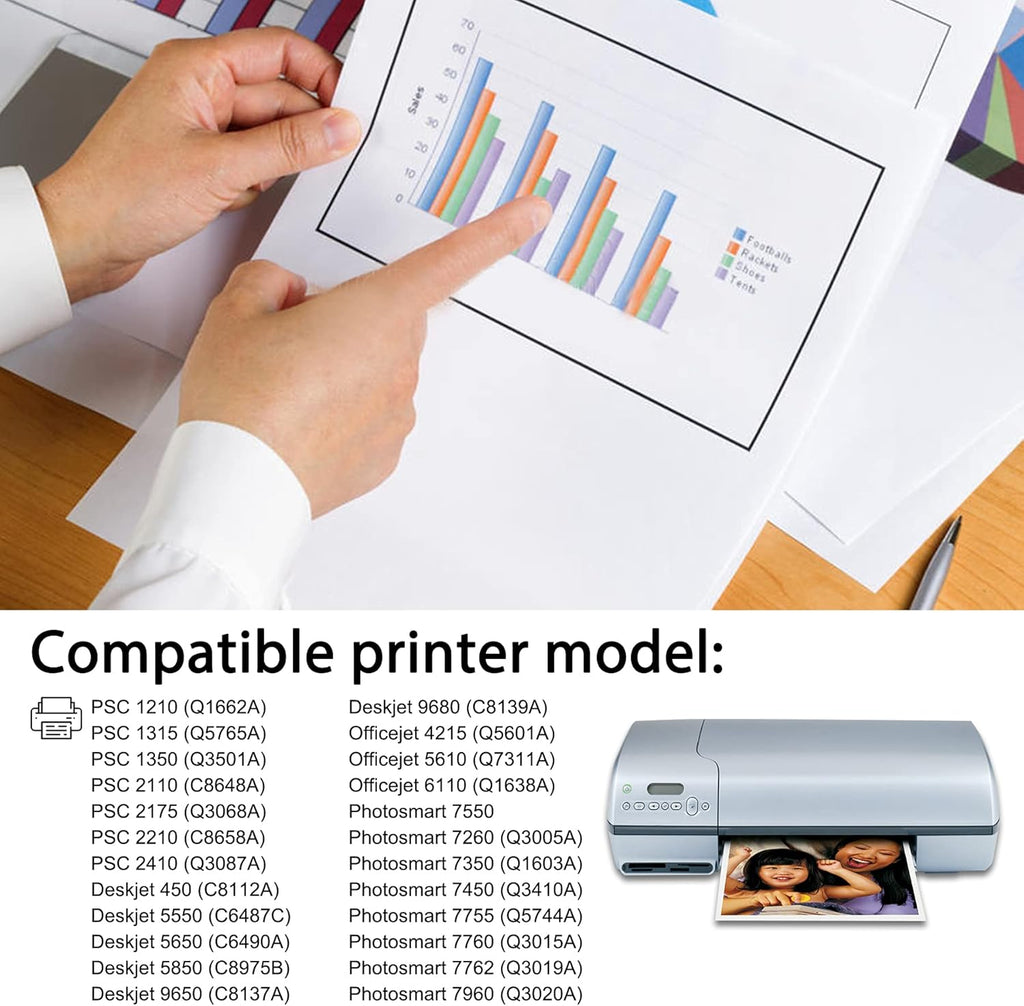 Remanufactured Tri-Color Ink Cartridge 3 Pack S95916