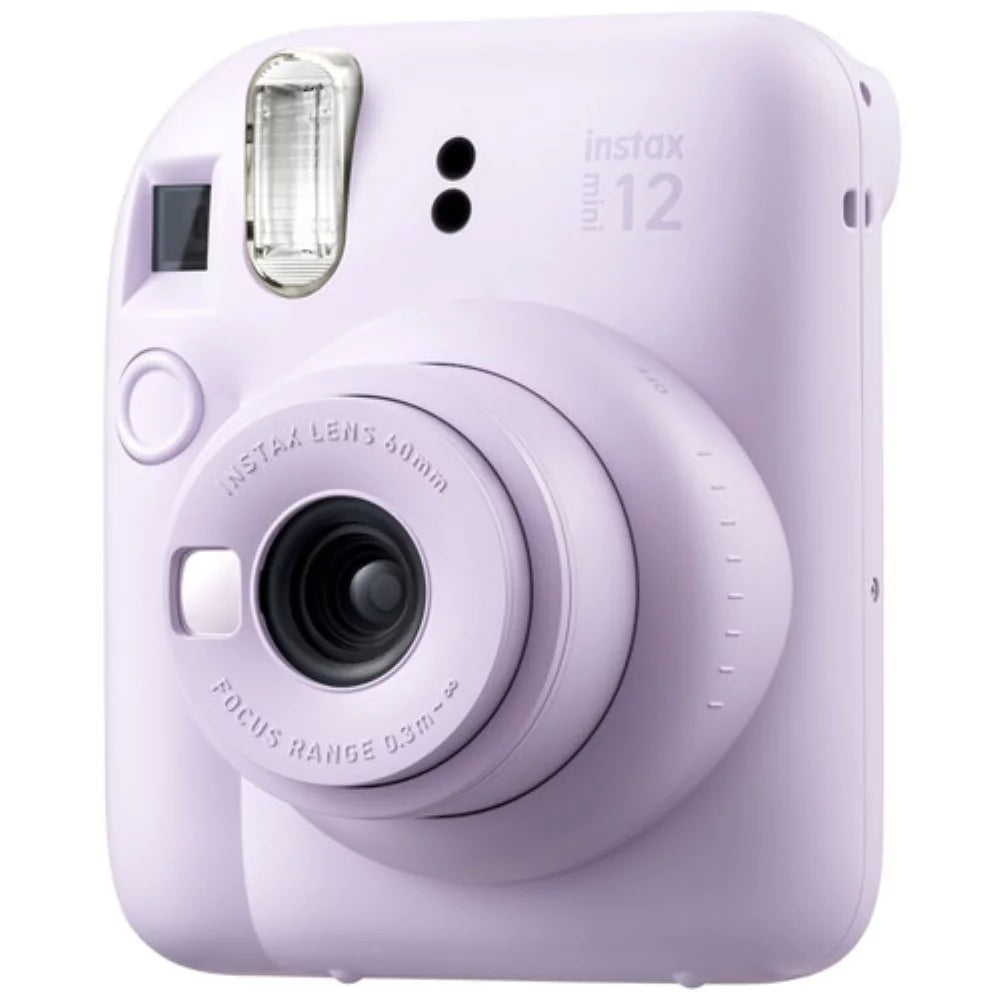 Lilac Purple Instant Film Camera with Case and Film W625967