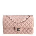 Pink Caviar Calfskin Flap Bag C135397