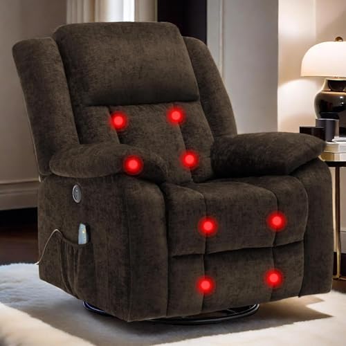 Rocker Recliner Chair with Massage and Heating R14410