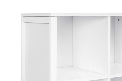 White Cubby Bookcase V41312