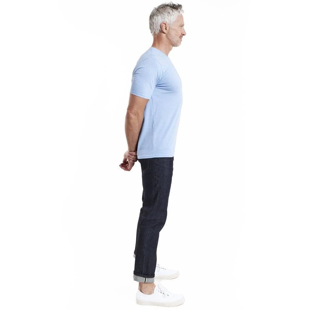 Black XXL Triblend Crew E59528