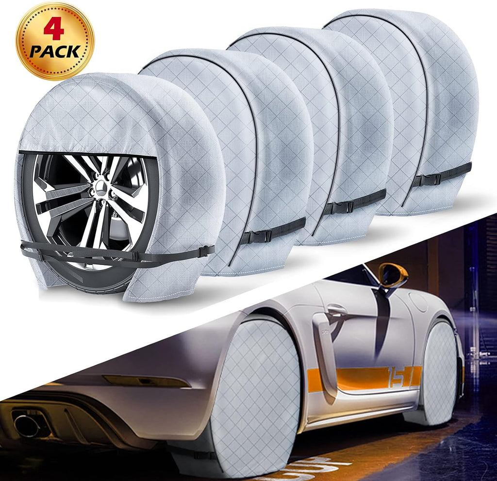 Set of 4 Heavy Duty Vinyl RV Tire Covers C5186