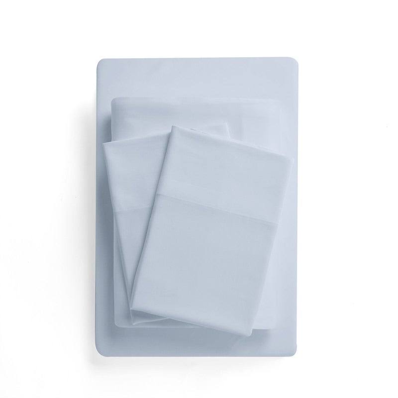 Rayon from Bamboo 4 Piece Bed Sheet Set California King Light Blue G99994