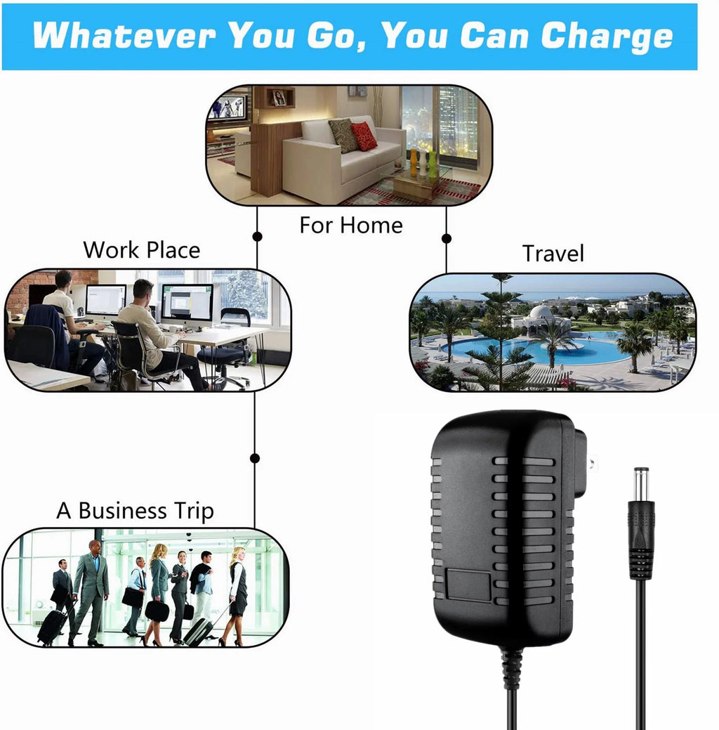 Compatible AC / DC Adapter Replacement Power Supply Cord Cable Charger H73524