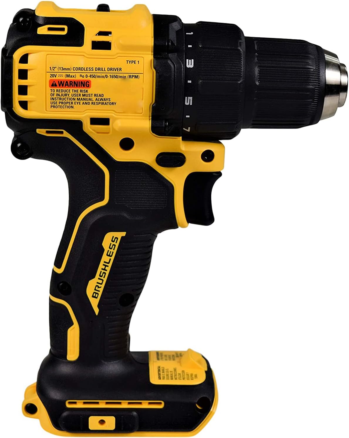 20V Cordless Brushless Drill/Driver Kit Bare Tool 1/2-Inch E905