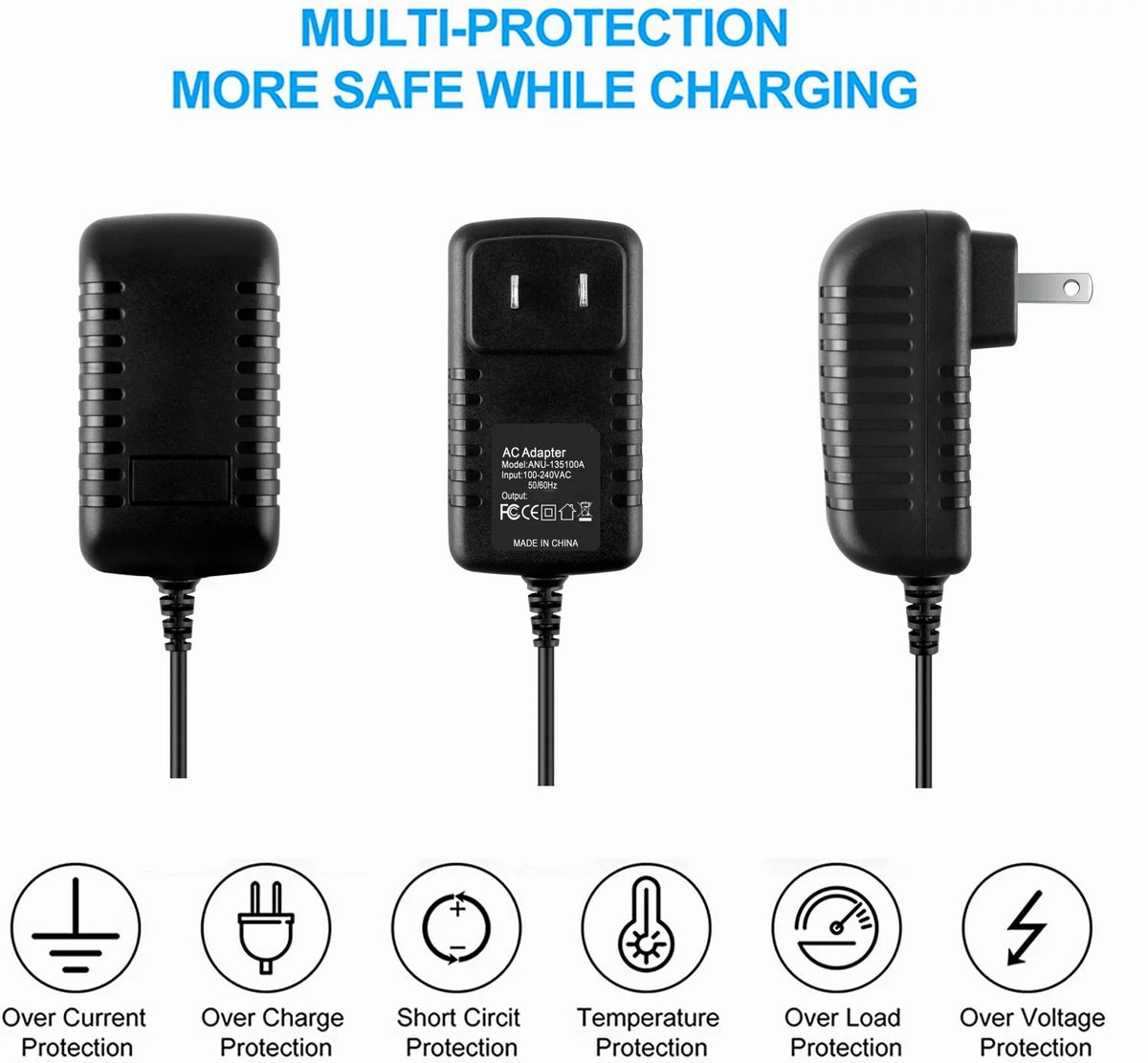 Compatible AC / DC Adapter Replacement Power Supply Cord Cable Charger H73524