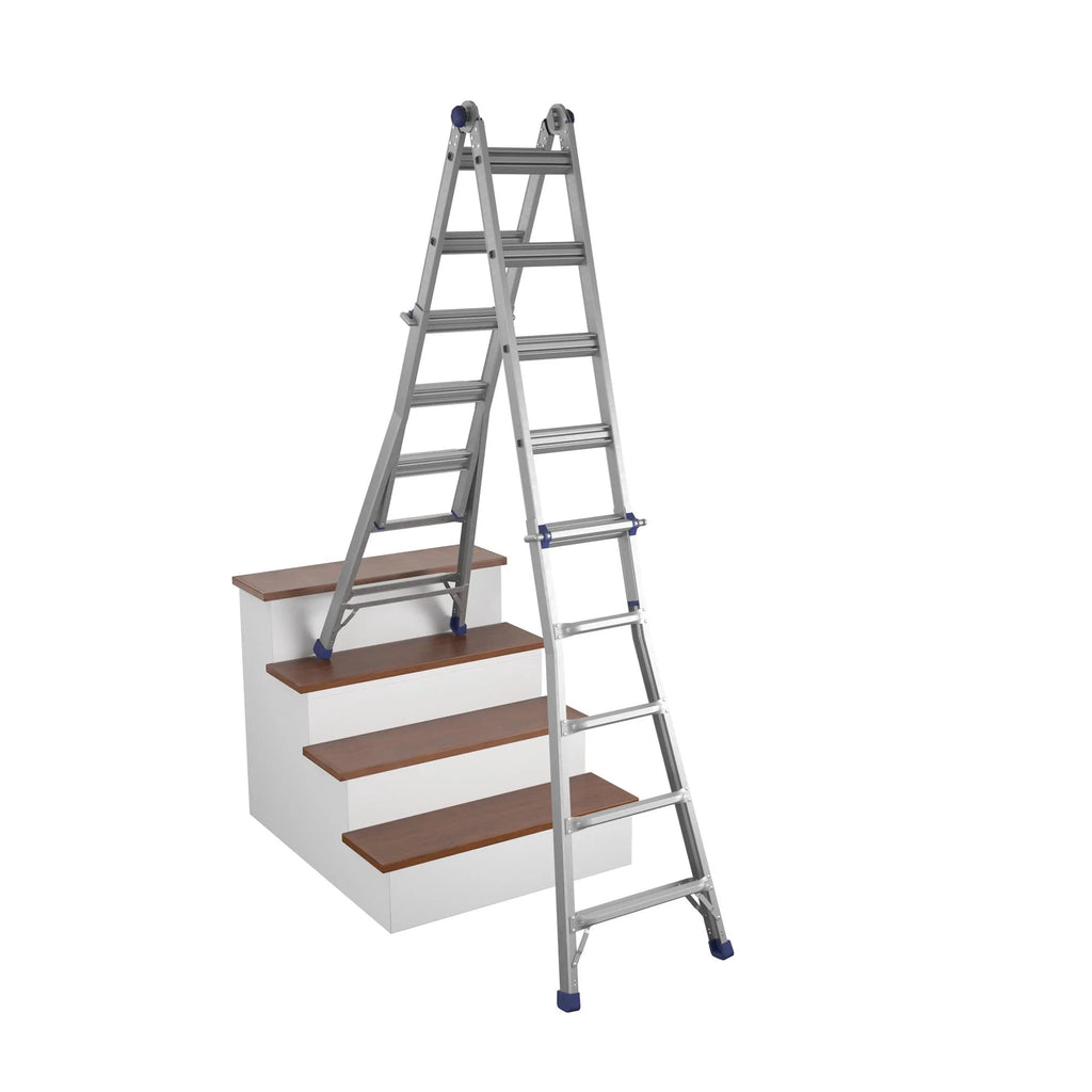 22 foot Reach Height Aluminum Multi-Position Ladder, 300 lb. Load Capacity Type IA Duty Rating N121087