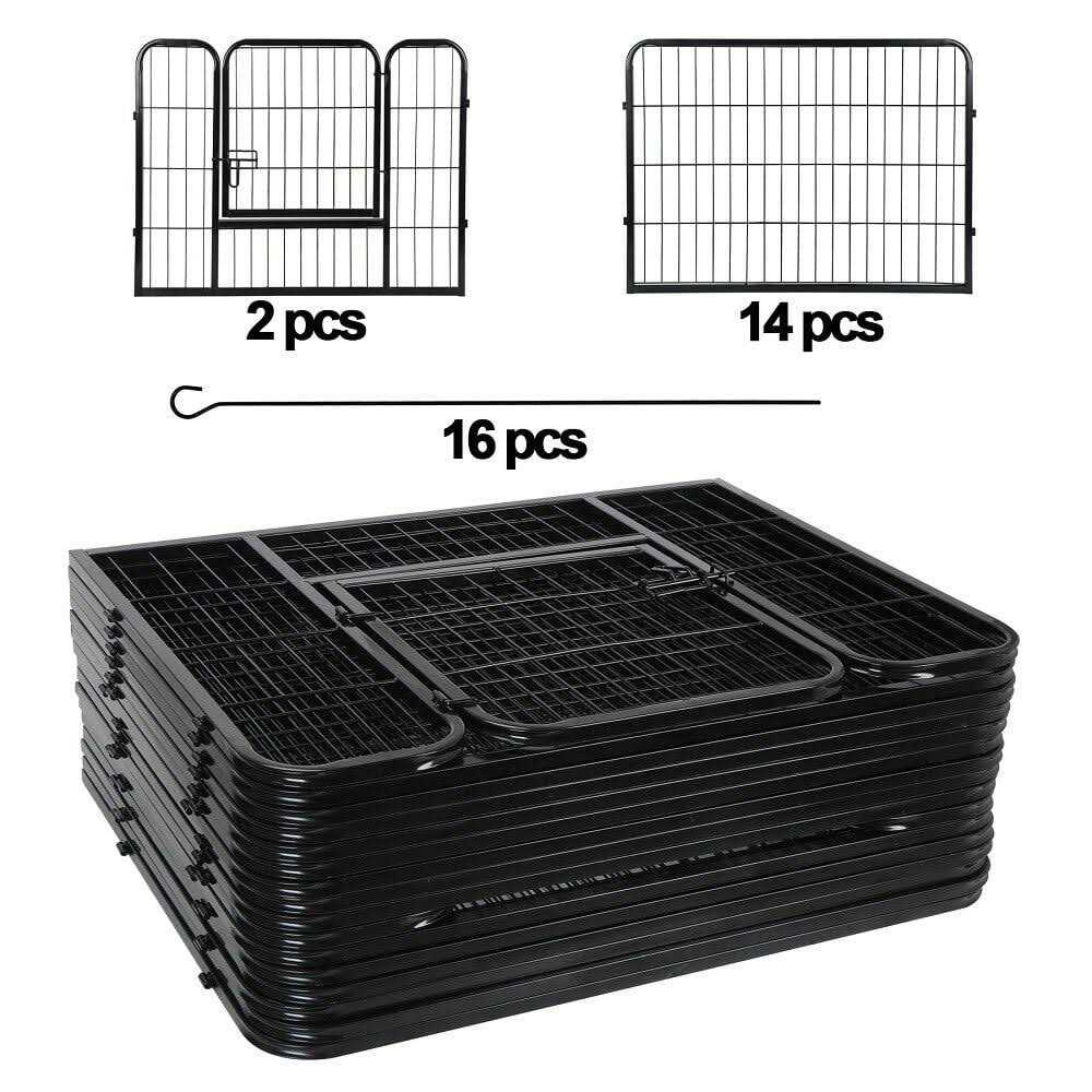 Foldable Detachable 16 Panel Pet Playpen U2665