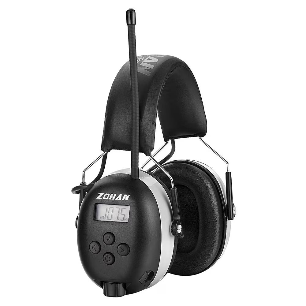 AM/FM Radio Headphone with Digital Display, Noise Reduction Earmuffs R955