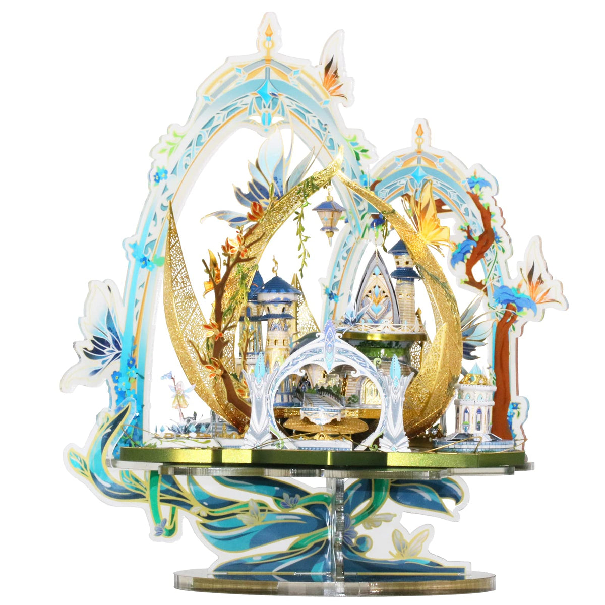 3D Metal Model Kits Fairy Castle Cinderella Princess DIY Kits S2286