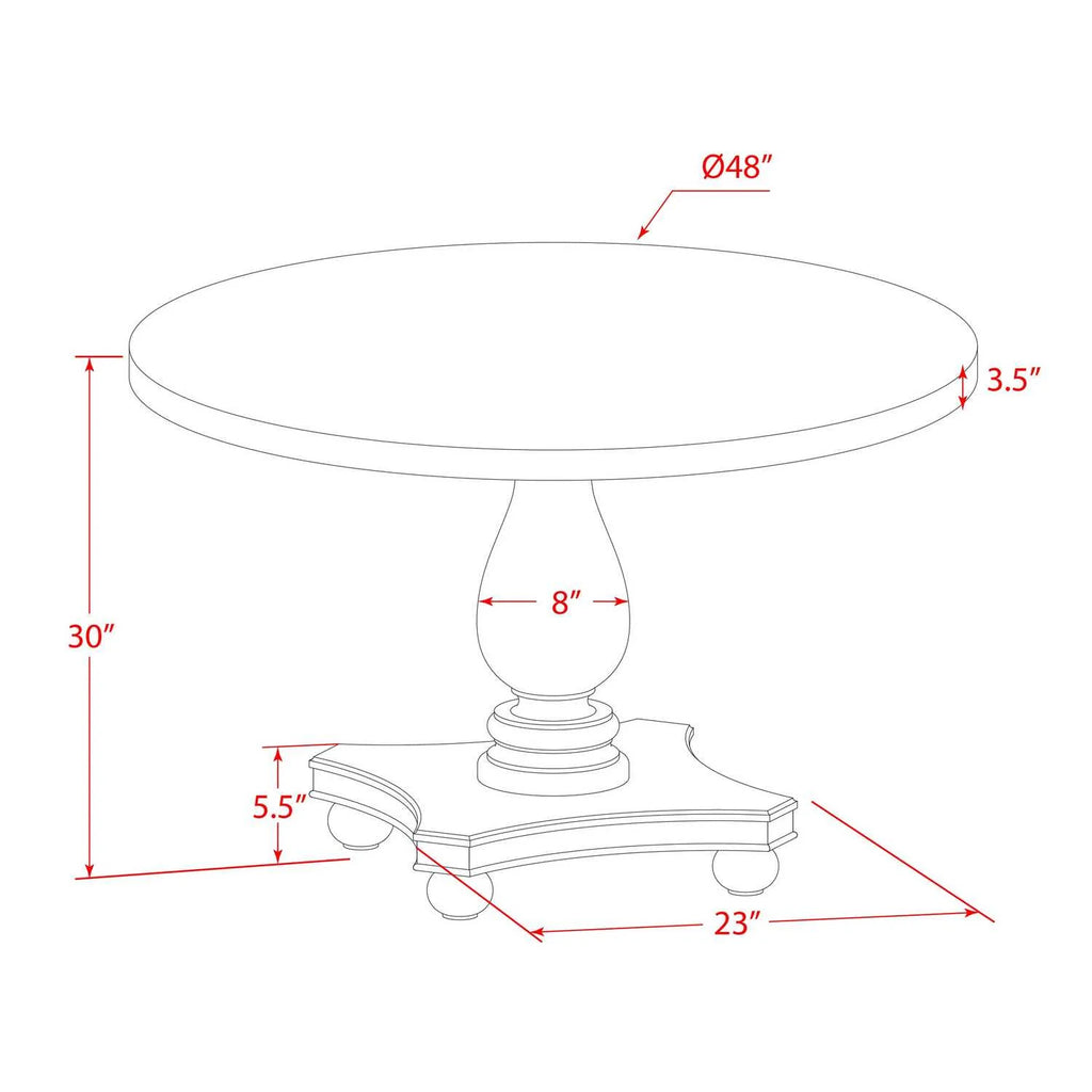 5-Piece Wood Dining Set P93822
