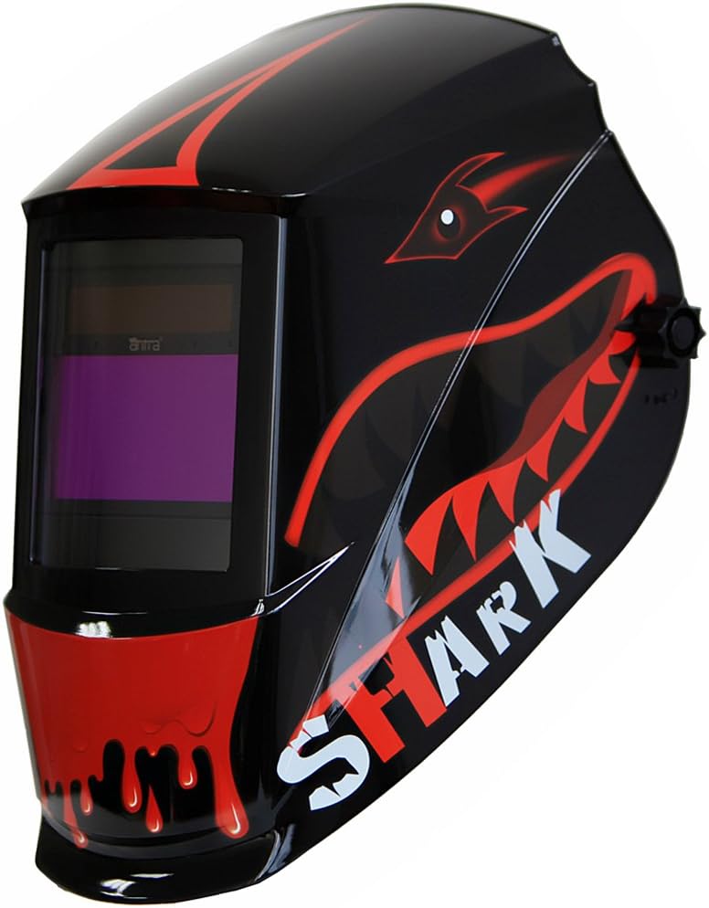 Auto Darkening Welding Helmet, Wide Shade Range 4/5-13, 6+1 Extra Lens Covers Pack of 2 Z1424