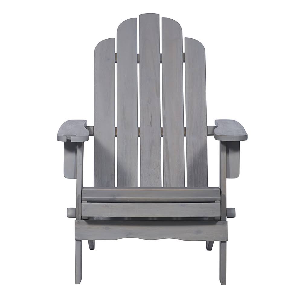 Grey Wash Acacia Wood Adirondack Chair Q345884