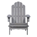 Grey Wash Acacia Wood Adirondack Chair Q345884